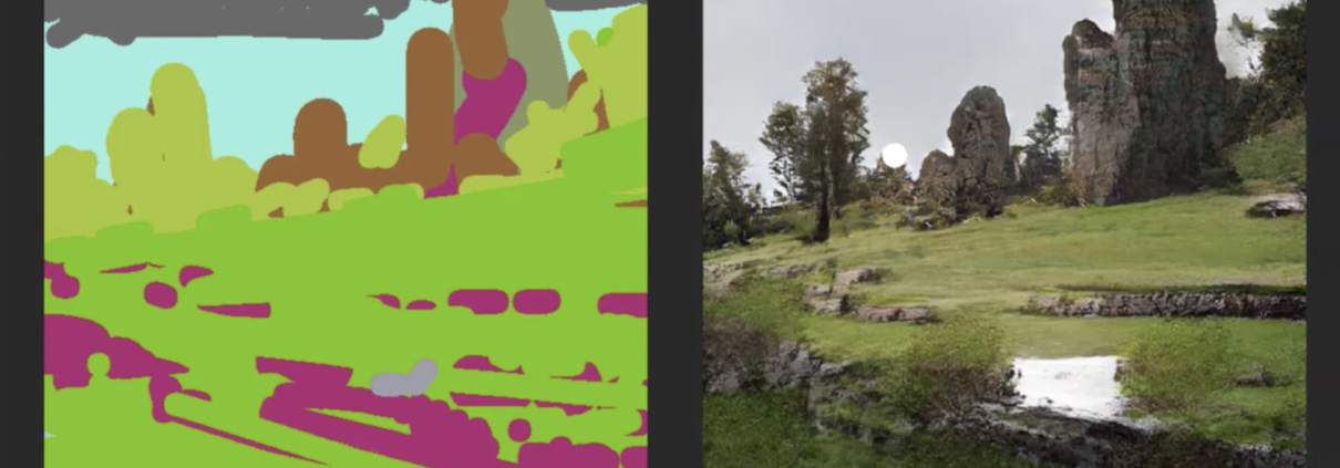 NVIDIA Canvas با استفاده از هوش مصنوعی Doodles شما را به 'عکس' تبدیل می کند