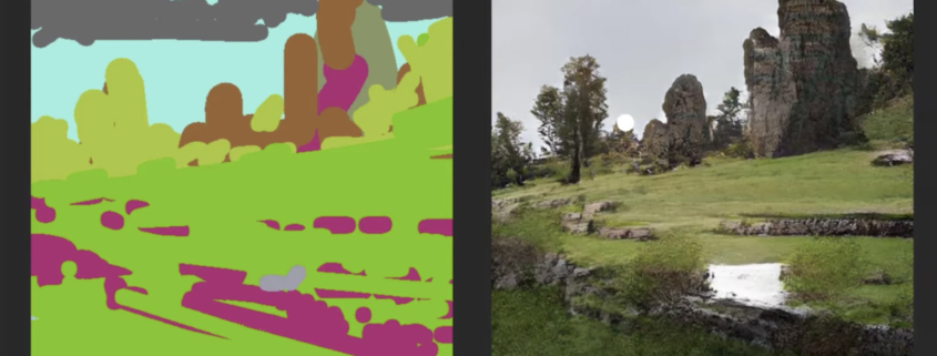 NVIDIA Canvas با استفاده از هوش مصنوعی Doodles شما را به 'عکس' تبدیل می کند